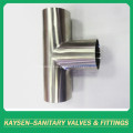 ISO1127 Sanitary welded Tee pipe fittings